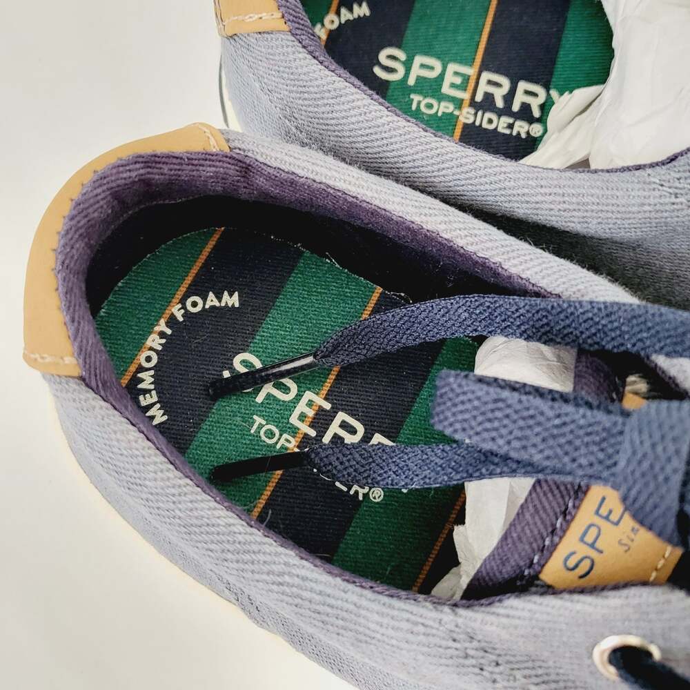 New Sperry striper canvas lace up size 3 youth - Picture 4 of 6